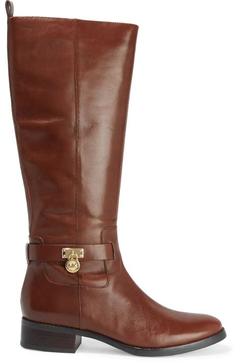 studded leather boots michael kors|Michael Kors ryan leather boot.